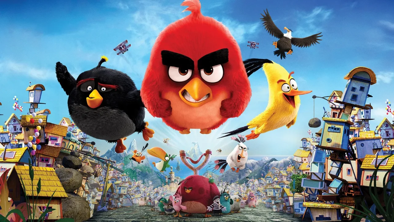 Обложка Angry Birds в кино (2016)