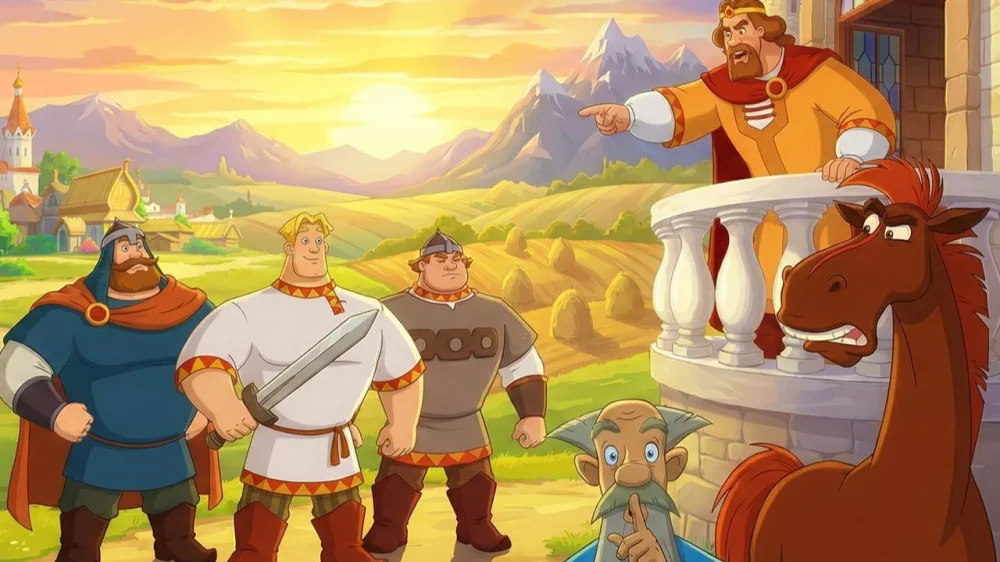 Богатыри снова спасают Русь: вышел финальный трейлер мультфильма «Три богатыря и свет клином»