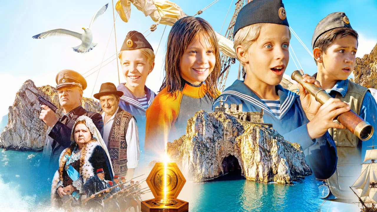 Обложка Три друга, клад и матрос Кошка (2026)