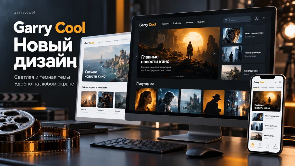 Garry Cool обновился! Знакомьтесь с новым дизайном сайта